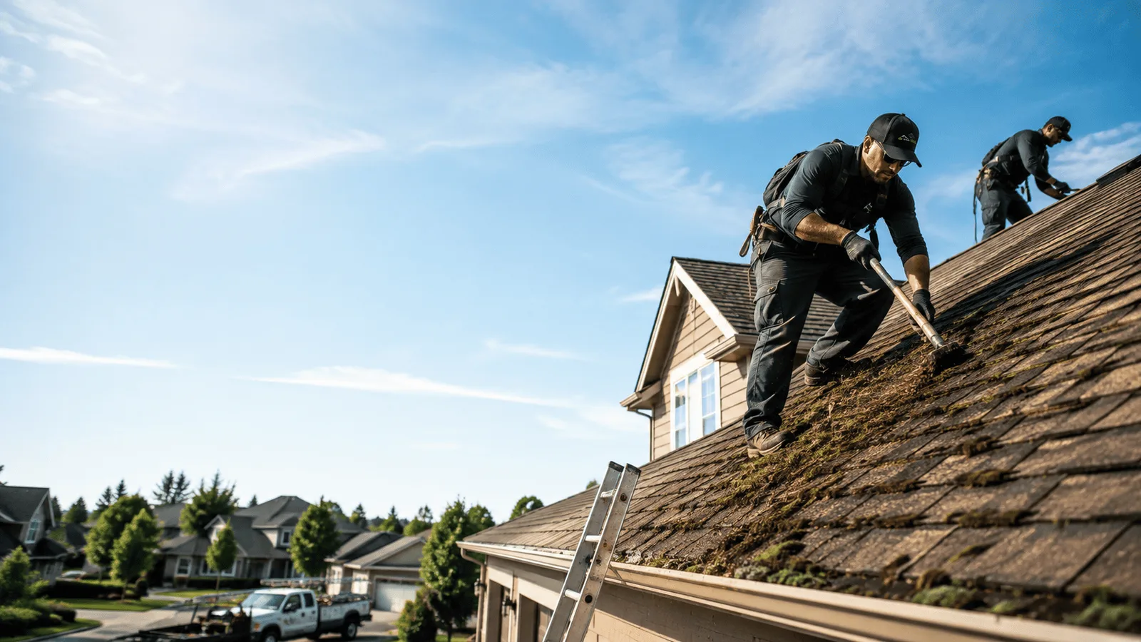 Roof Moss Removal in Burt Lake, MI near me